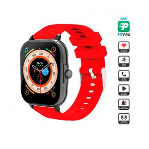 Smartwatch NECNON NSW-201 1.81 pulgadas Full Touch IP67 BT 5.0 Android/IOS Negro/Rojo
