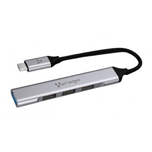 CONCENTRADOR HUB VORAGO HU-200 4 PTOS USB SLIM TIPO C